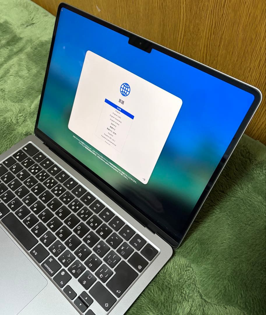 MacBook Air M2 256gb 8gb 96% スペースグレー