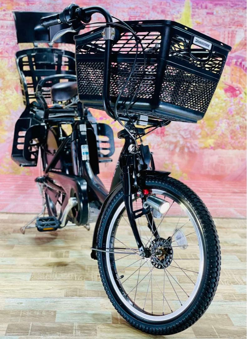 K2692 電動自転車ブリヂストン アンジェリーノ 子供乗せ 20インチ送料無料