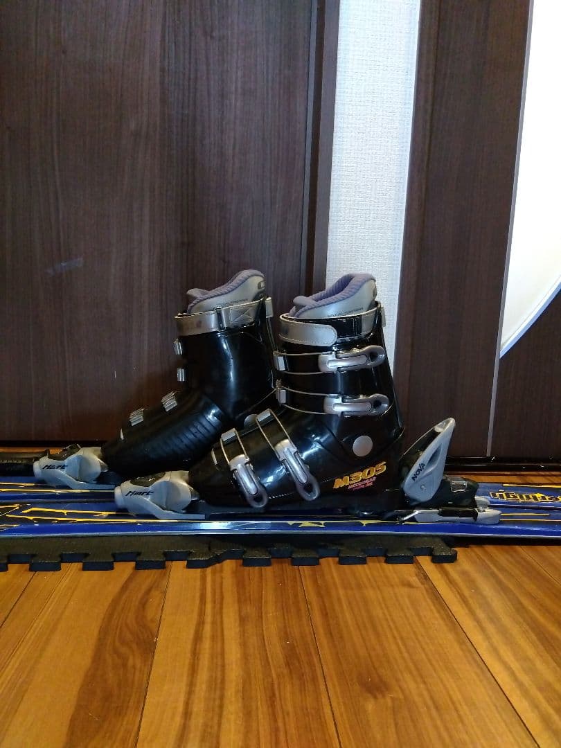 お買い得品‼️KAZAMA/学生・男女兼用/スキーセット/メンテ・WAX済み✔