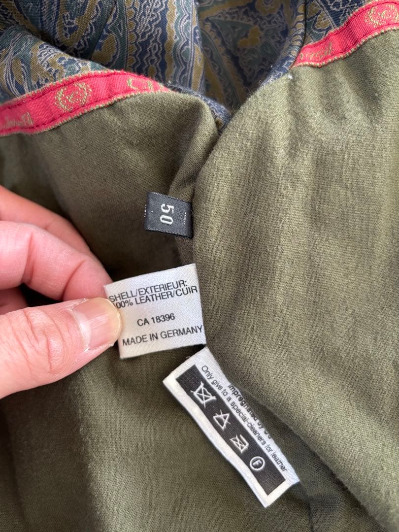 ピエールバルマン レザーコート