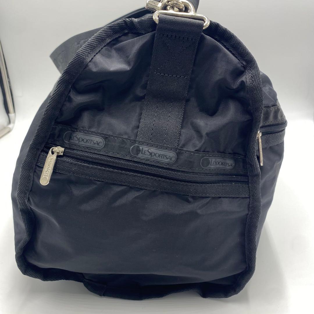 【超美品】レスポートサック　ボストンバッグ　ショルダー　シンプル　大容量　黒