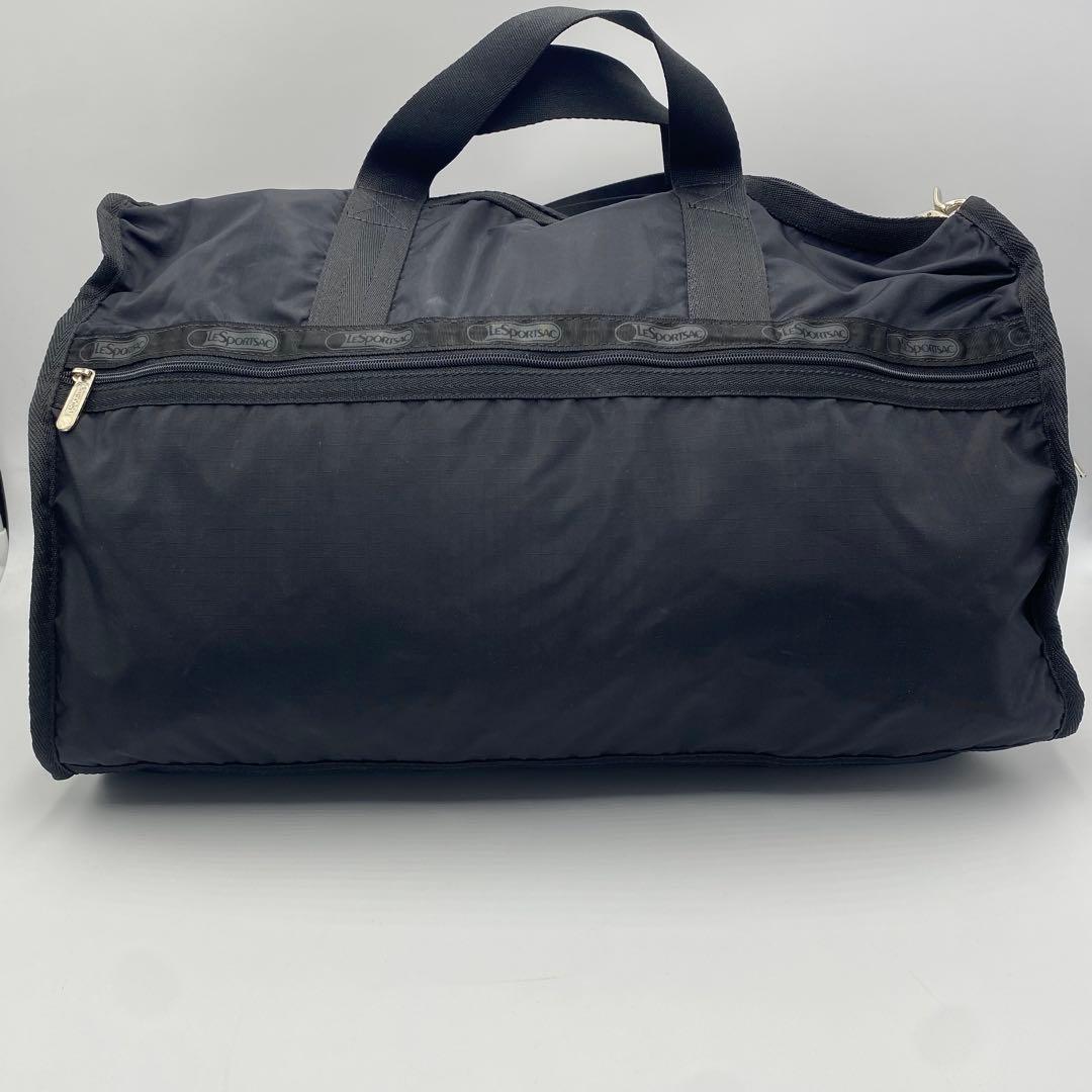 【超美品】レスポートサック　ボストンバッグ　ショルダー　シンプル　大容量　黒