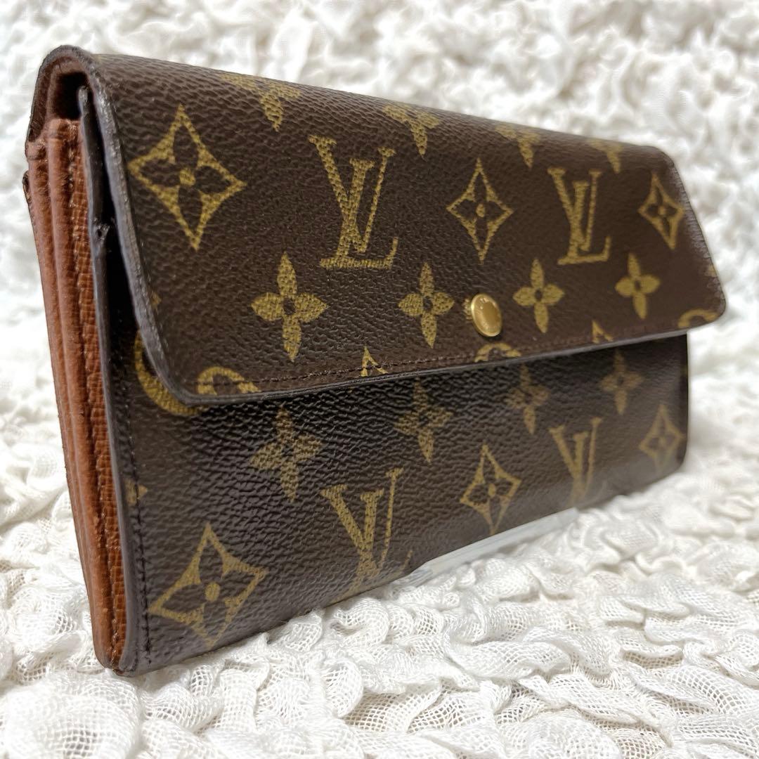 美品✨ルイヴィトン モノグラム ポルト　フォイユ サラ 2枚 長財布 A784