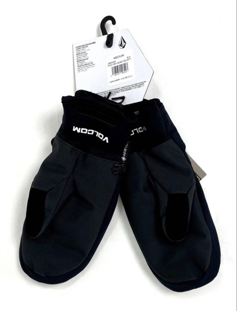 ボルコム ミトングローブ メンズＬサイズ GORE-TEX 黒色 スノボ 新品