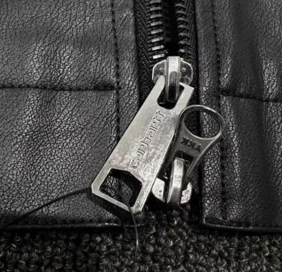 Carhartt WIP DETROIT ブラックレザージャケット 早い者勝ち