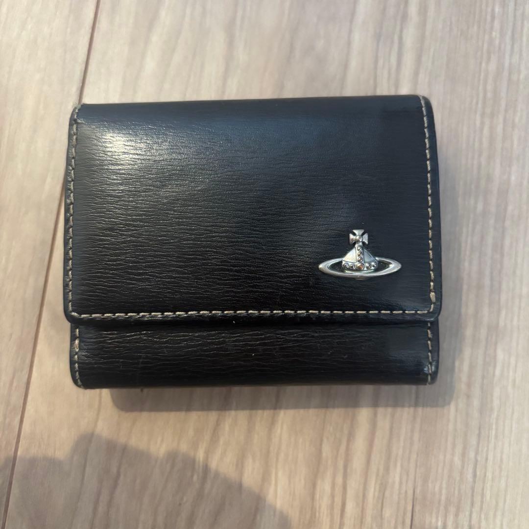 Vivienne Westwood 三つ折り財布 ブラック メンズ