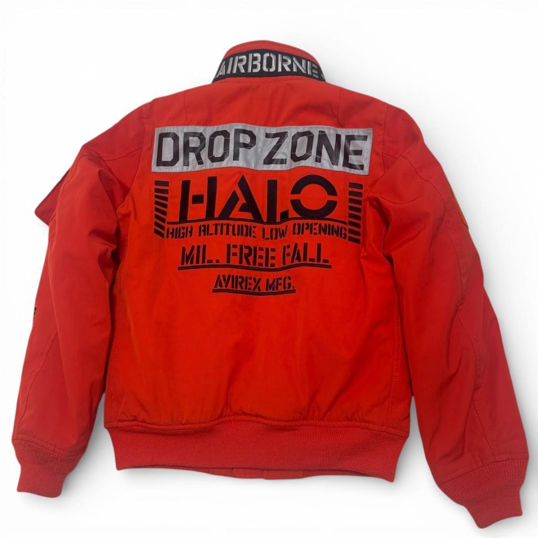 ✨極美品✨AVIREX　MOD　HALO　MA-1　フライトジャケット　オレンジ