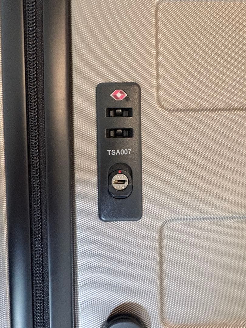 無印良品 MUJI バーを自由に調節できるハードキャリーケース 105Lベージュ