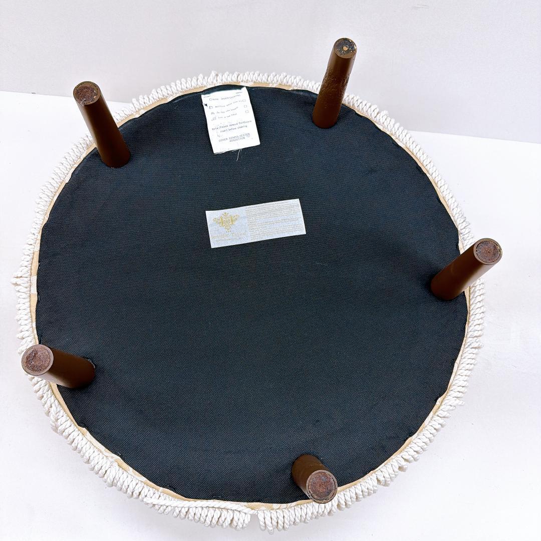 【美品】JenniferTaylor ジェニファーテイラー 丸スツール ②