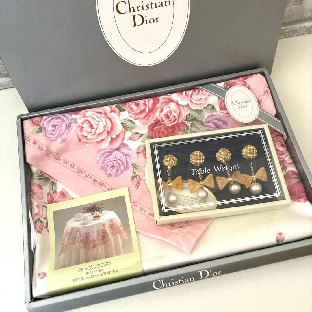 クリスチャンディオール　テーブルクロス　テーブルウェイト