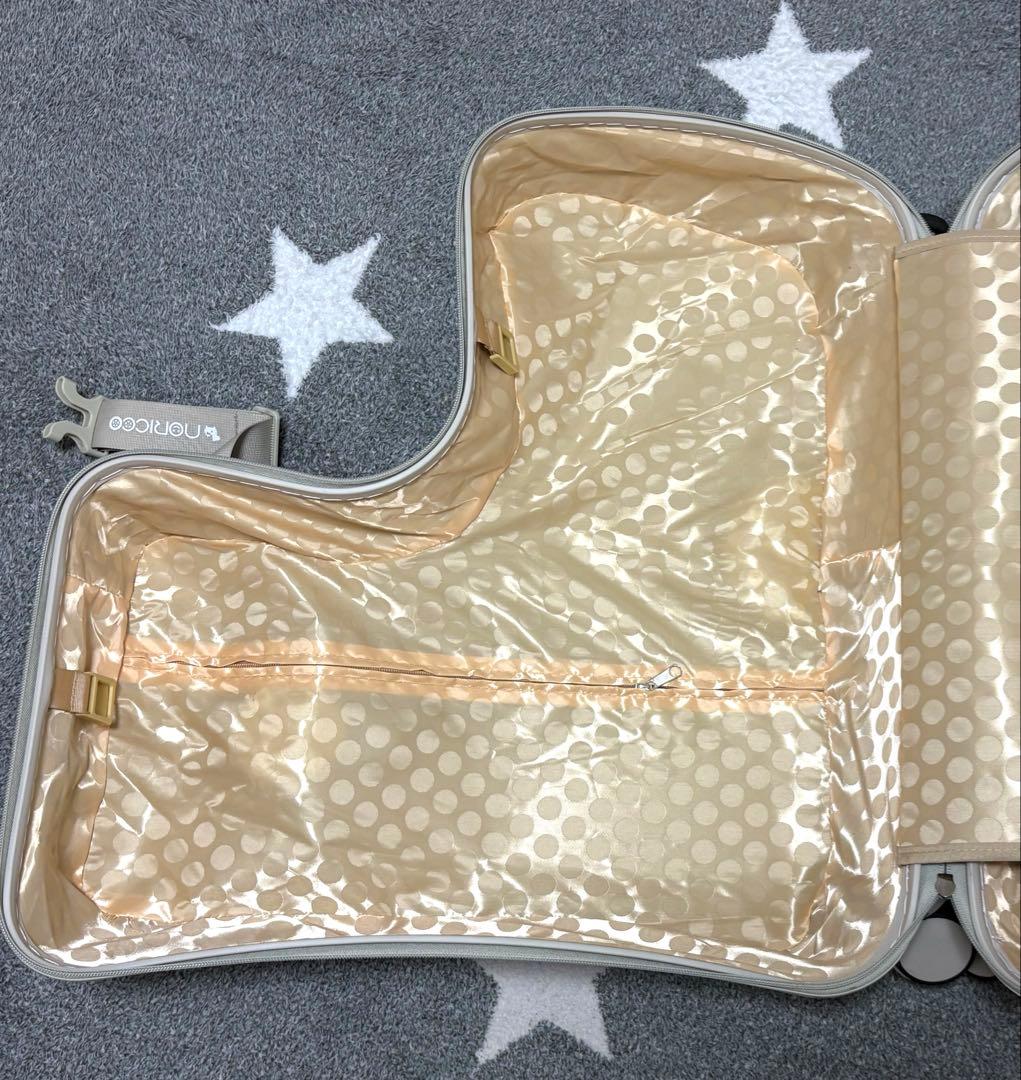 【ノリッコ】プレミアムシートタイプ　キャリーケース　パステルピンク　M