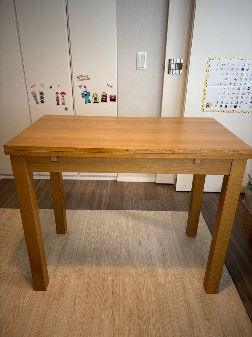 イケア BJURSTA ビュースタ 伸縮式 エクステンションテーブル