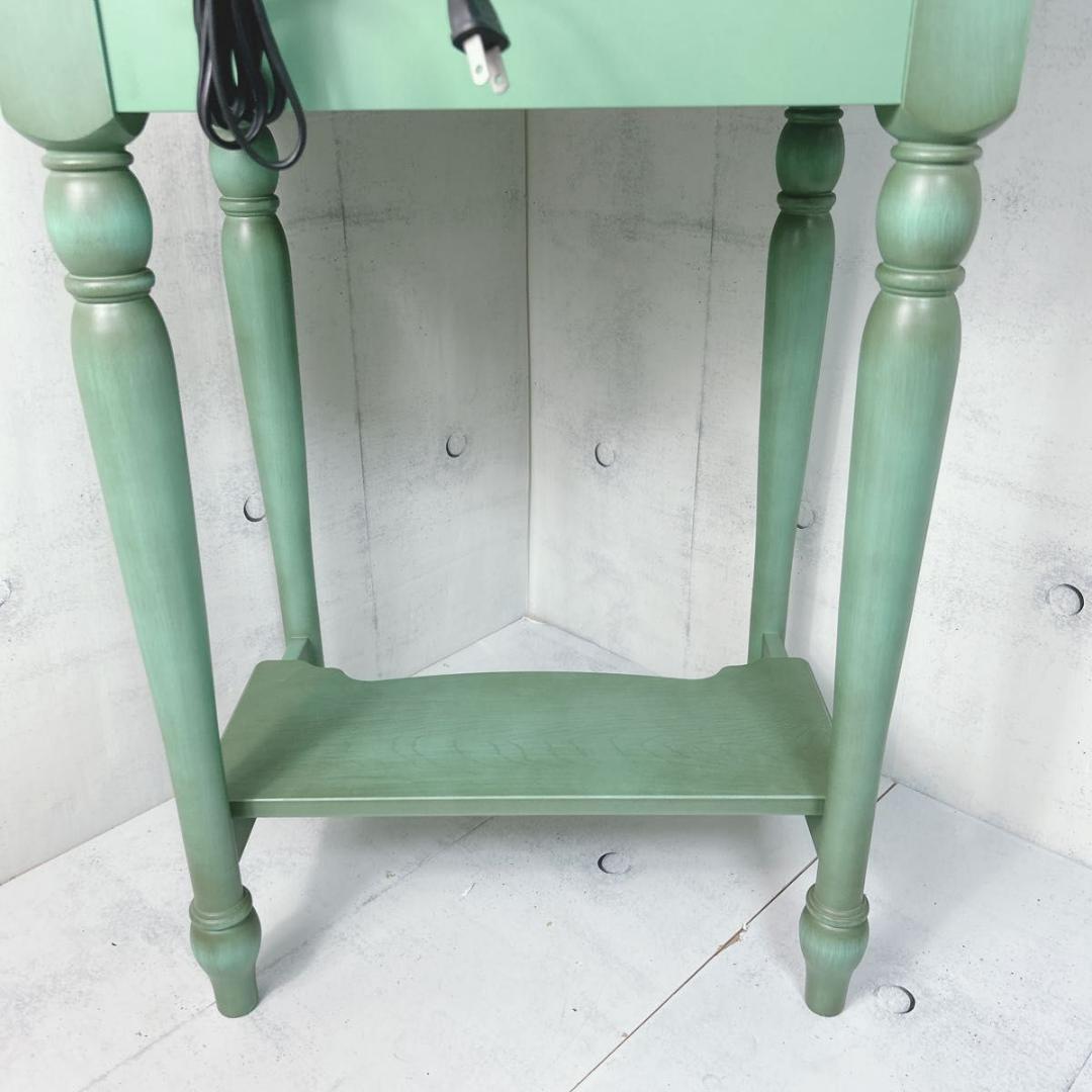 【希少】カリモク　木製　グリーンヒル　ミニデスクコンソール　1998年製