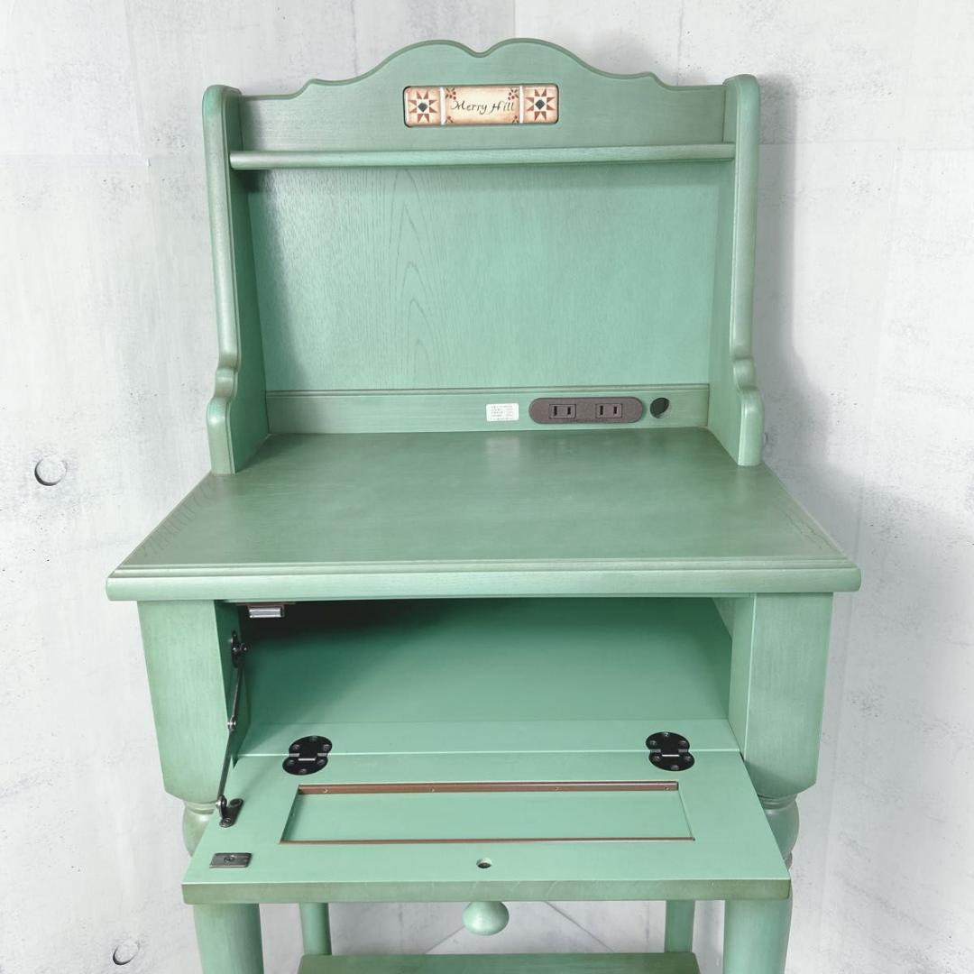 【希少】カリモク　木製　グリーンヒル　ミニデスクコンソール　1998年製