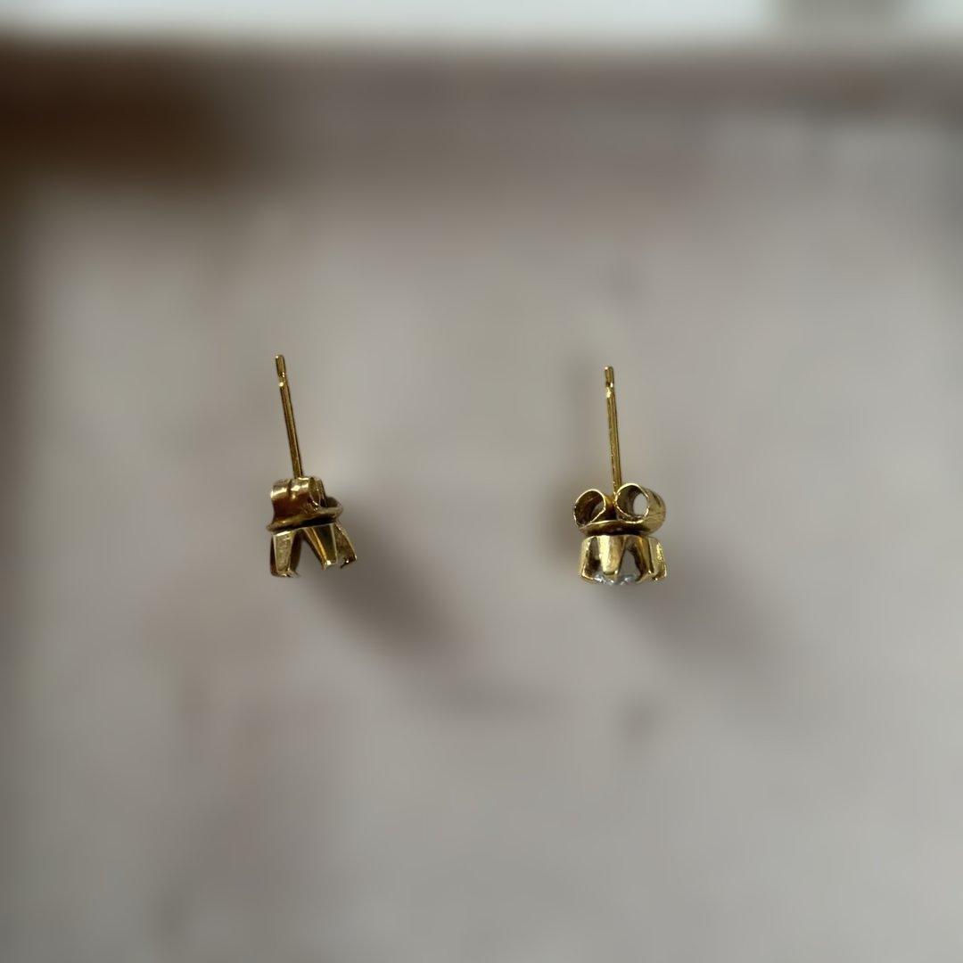 K18 ダイヤピアス