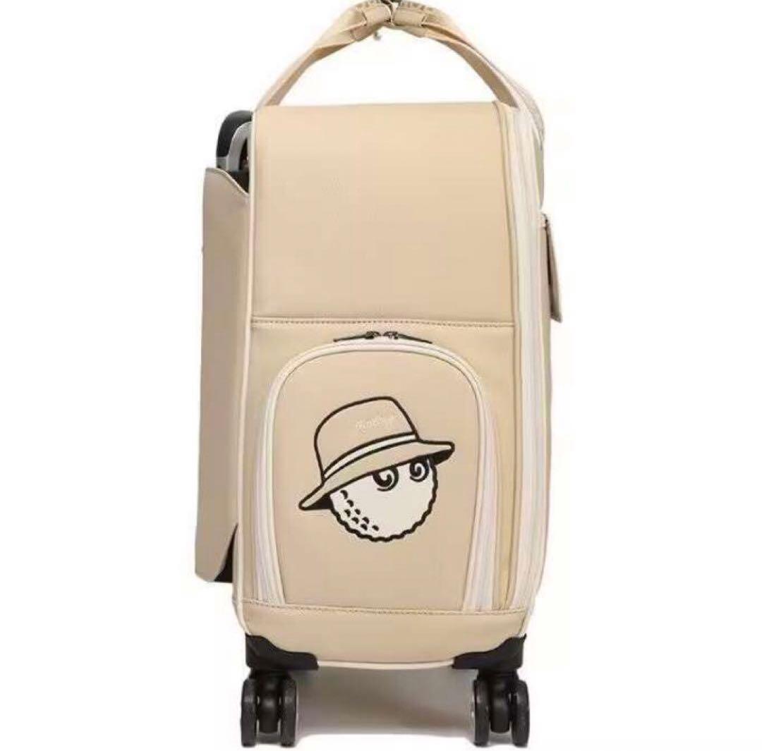 マルボンゴルフ Malbon キャディバッグ スーツケース 2点セット