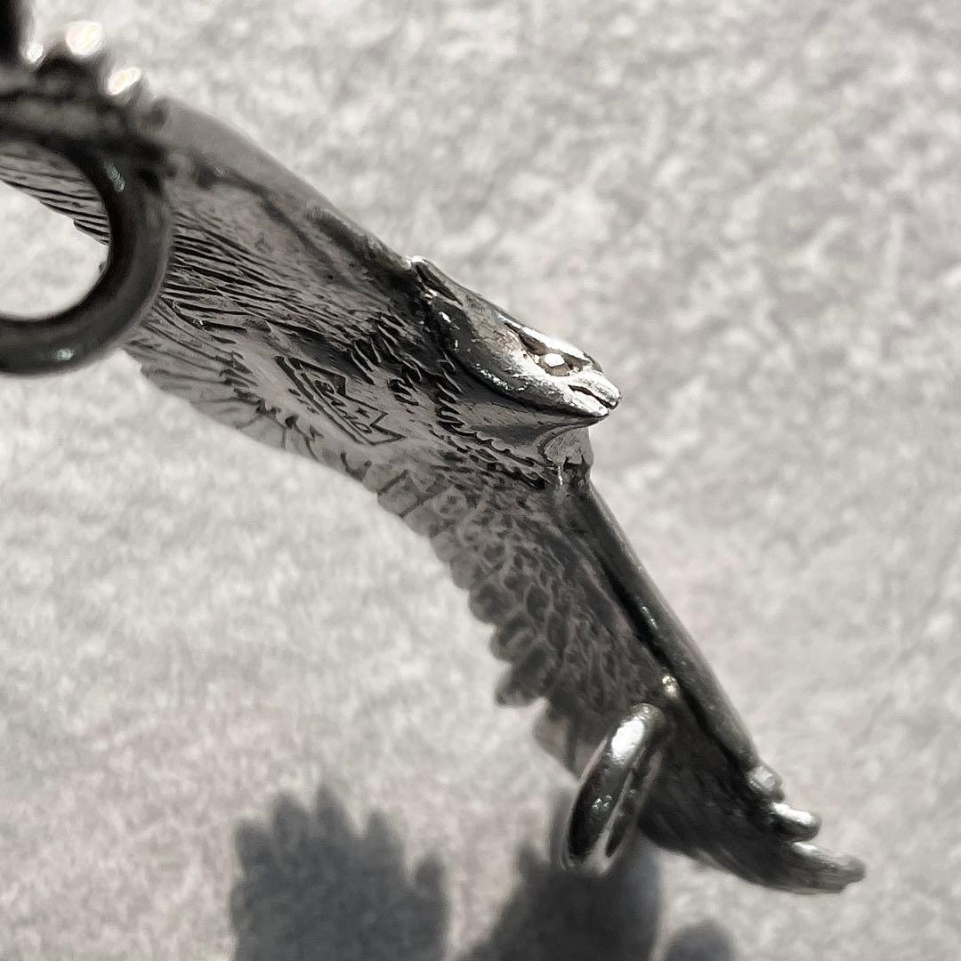 SAAD シルバー 925 全銀 サンシンボル 75ｍｍ 大イーグル ペンダント