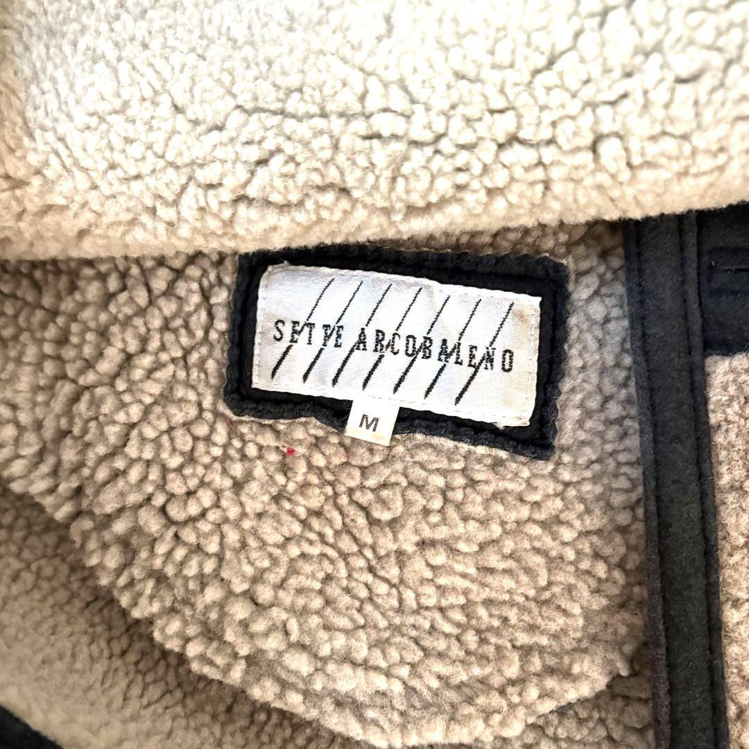 極暖　リアルムートン　ジャケット 黒 シープスキン　ボア　羊革　大きいサイズXL