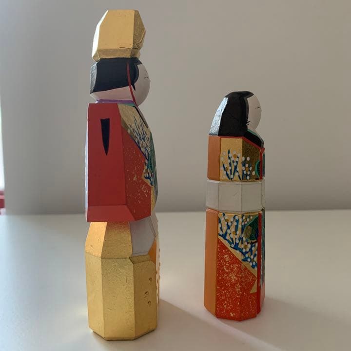 一刀彫　立ち雛　☆お値下げしました