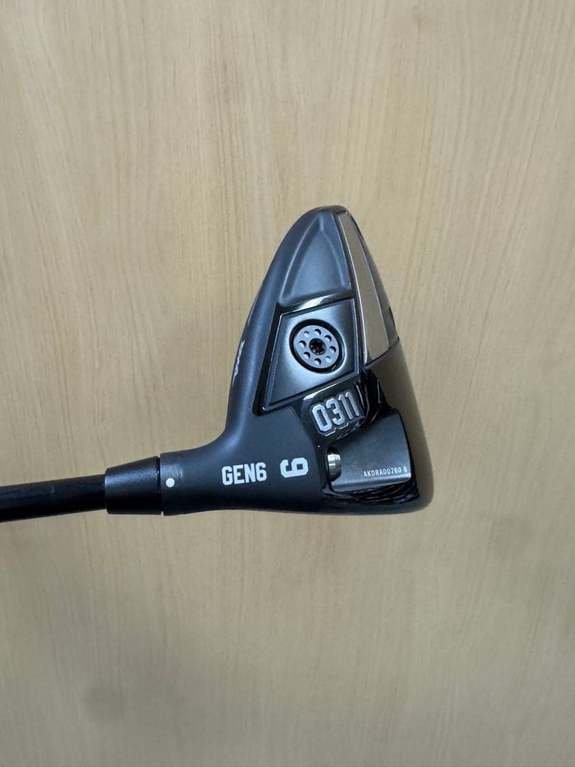 最終早い物勝ちPXG 0311 GEN6 ドライバー　ベンタスブラックTR 6X