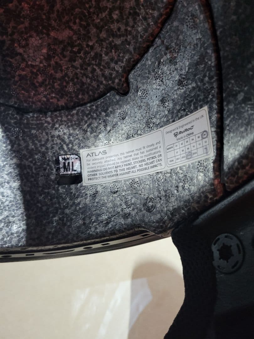 Ruroc コア フルフェイスヘルメット マットブラック M/Lサイズ