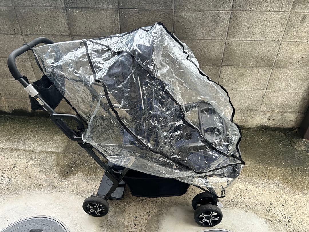 KATOJI カトージ　ベビーカー　二人でゴー　ネイビー