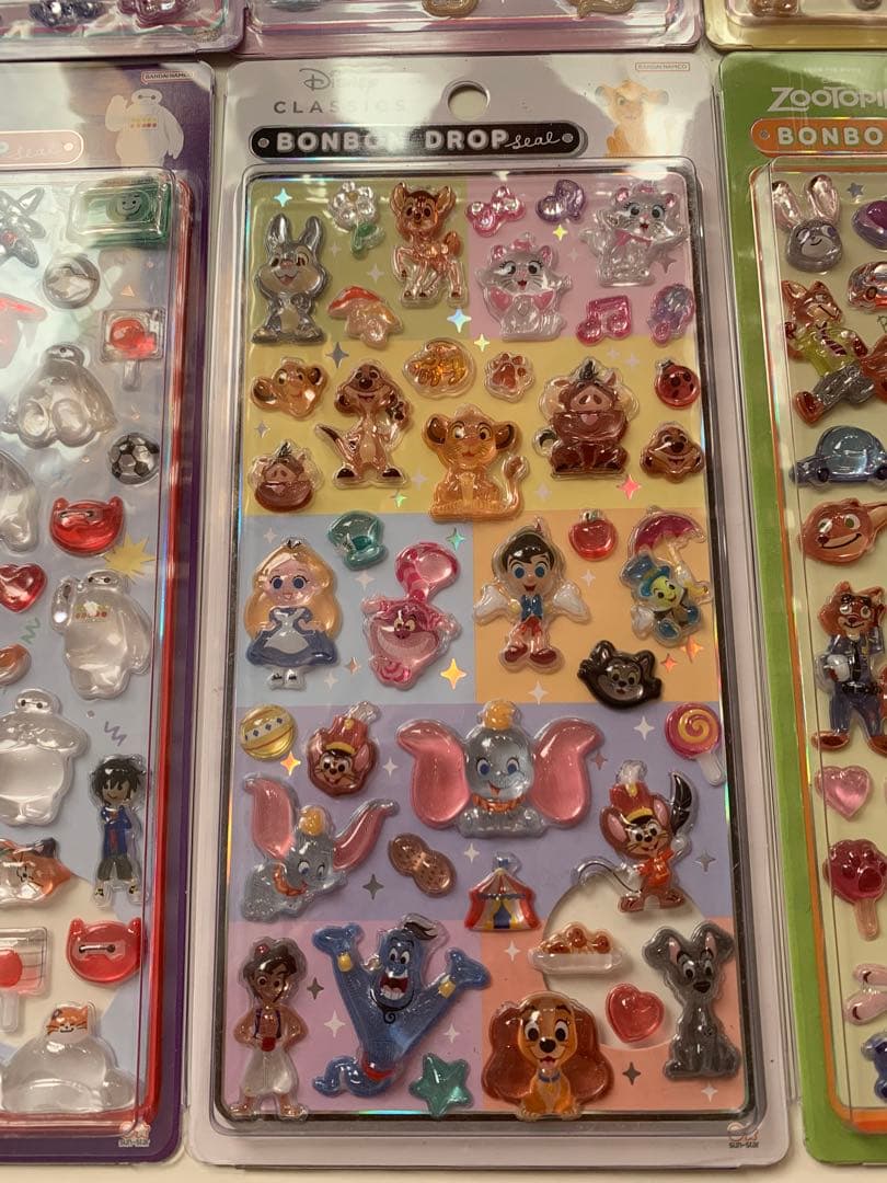 【正規品】ボンボンドロップシール　ディズニー　8種類