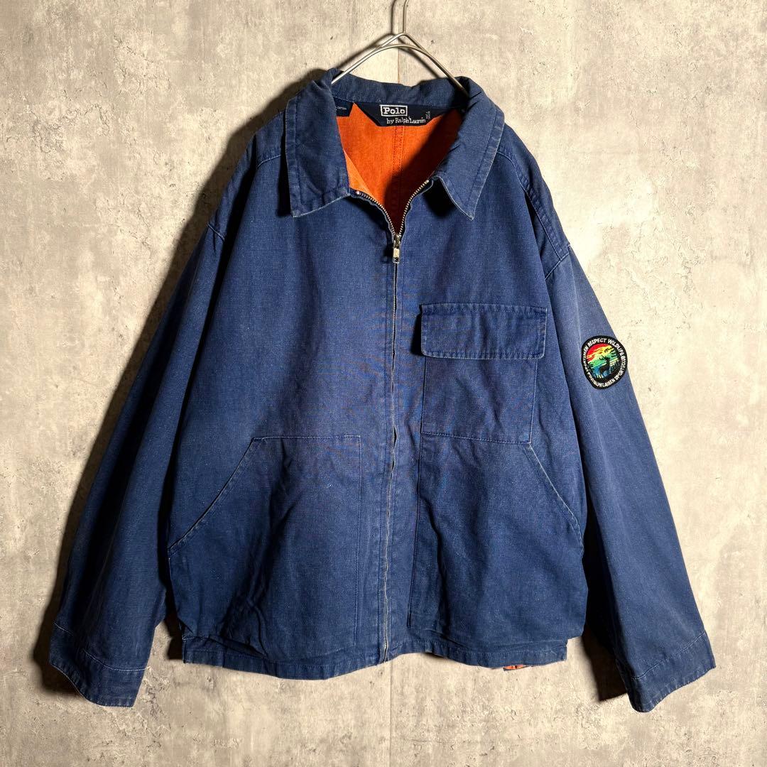 ⭐️希少⭐️ラルフローレン スウィングトップジャケット M デニム 80s 三角タグ