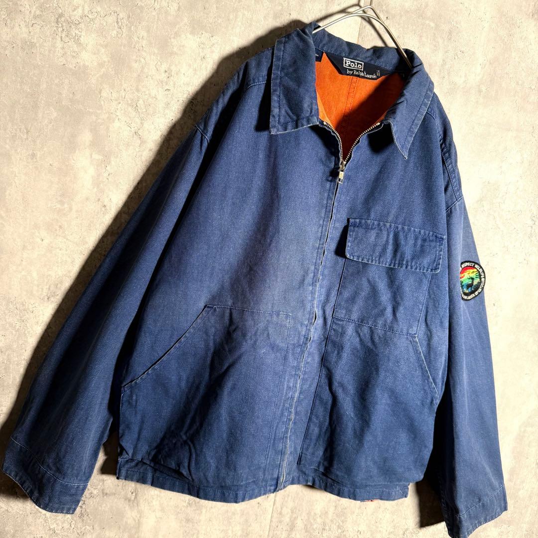 ⭐️希少⭐️ラルフローレン スウィングトップジャケット M デニム 80s 三角タグ