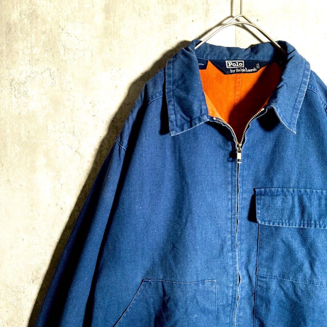 ⭐️希少⭐️ラルフローレン スウィングトップジャケット M デニム 80s 三角タグ