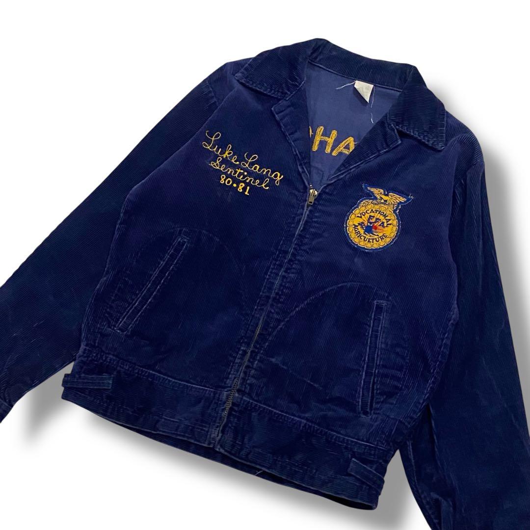 80s FFAジャケット　ヴィンテージ　コーデュロイジャケット