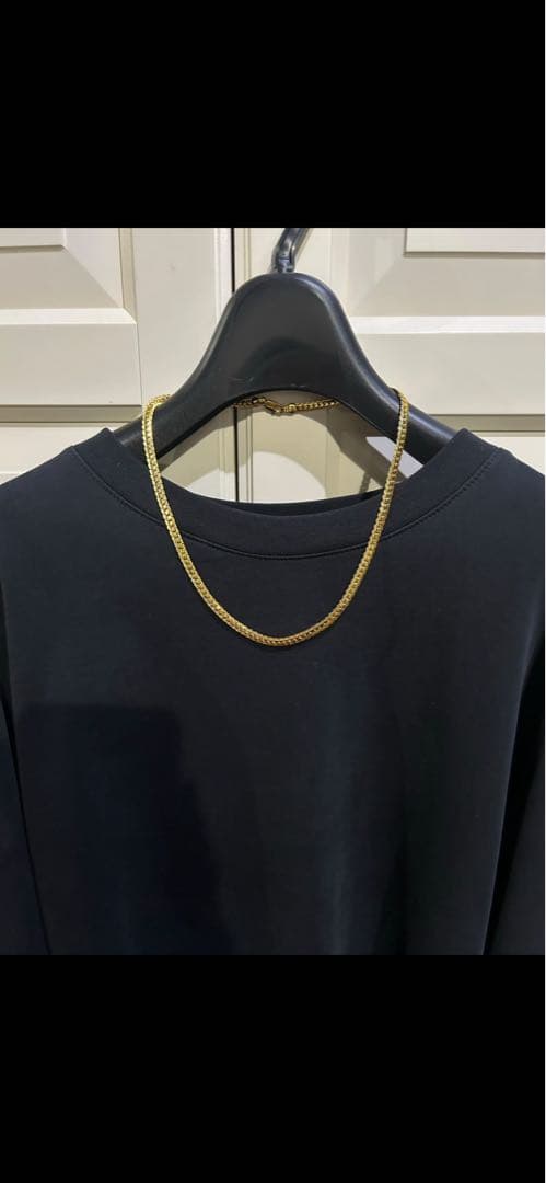 遺品整理18k刻印ありゴールドネックレス 50cm20インチ