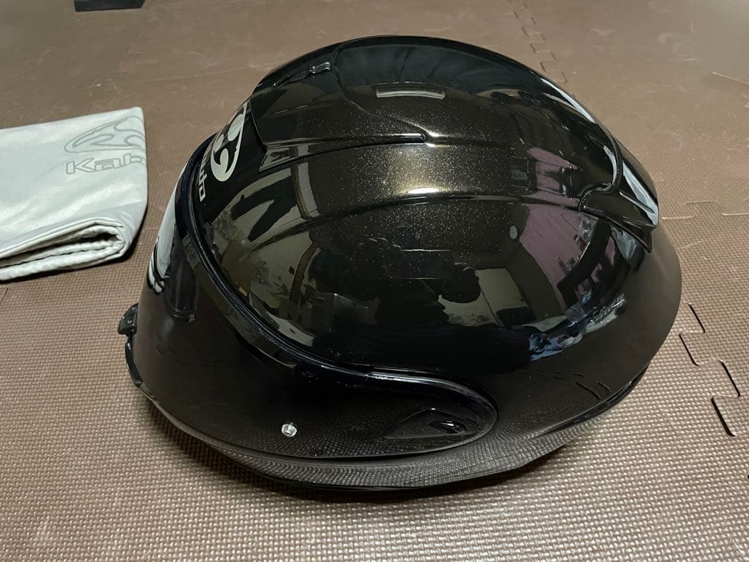 エアロブレード6 Kabuto フルフェイスヘルメット ブラックメタリック　M