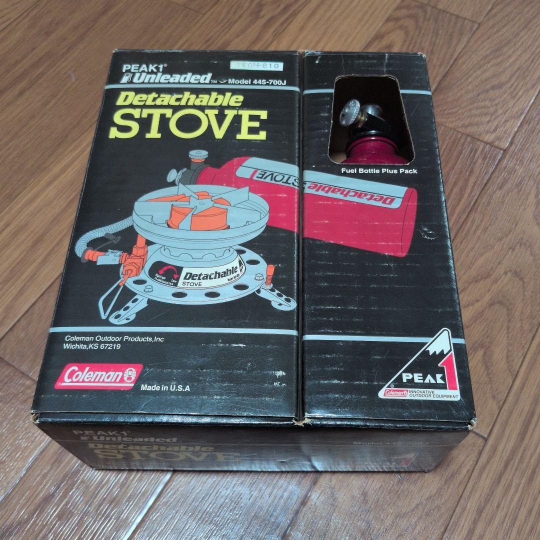 コールマン445A700J PEAK1 デチャッタブルストーブ　アメリカ製