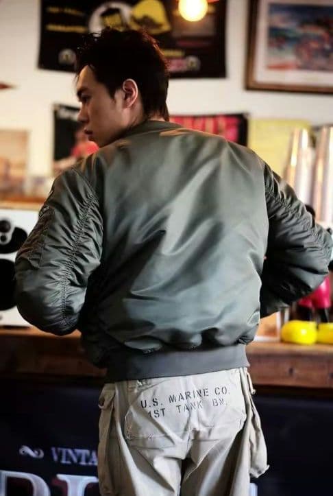 新品 10%off L *WII USAF 2025 MA1セージグリーン