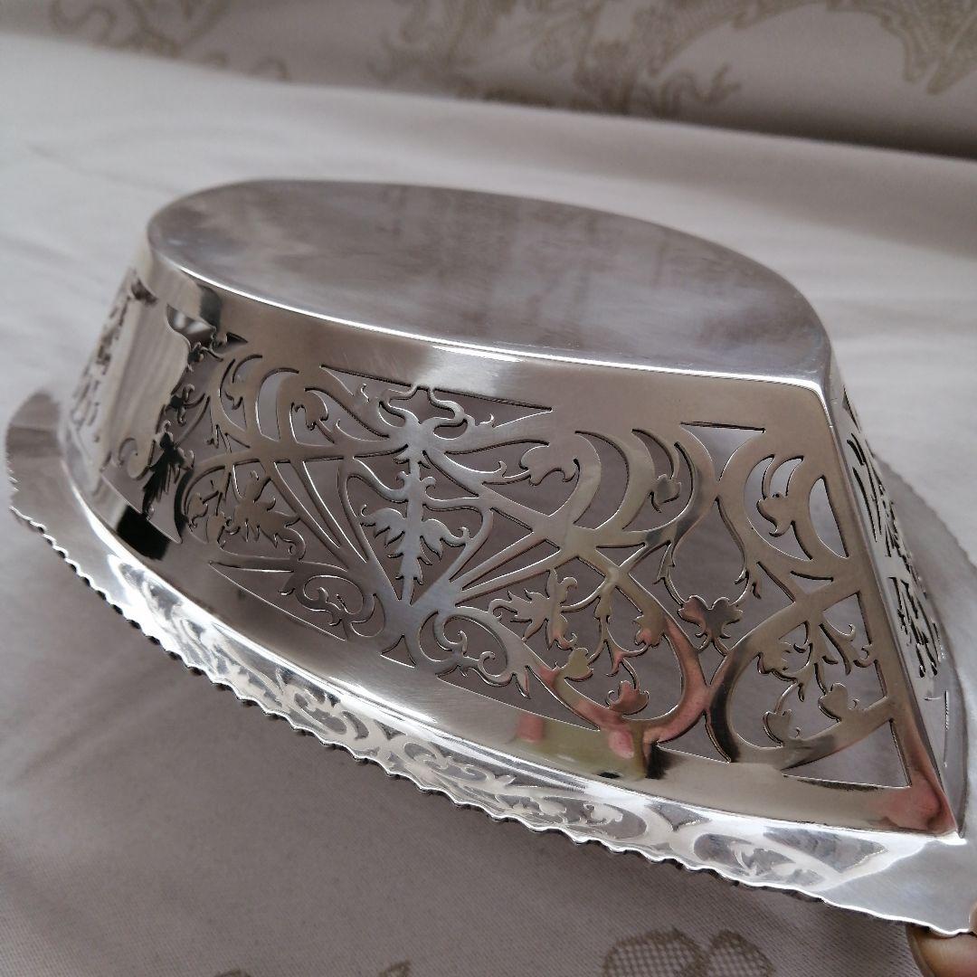 純銀925　英国製　バスケット