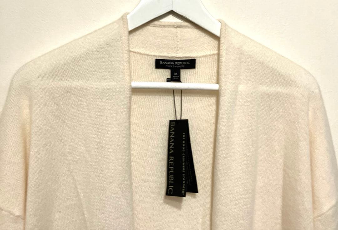 新品【限界価格です♡】バナナリパブリック カシミア100％ ロングカーディガン