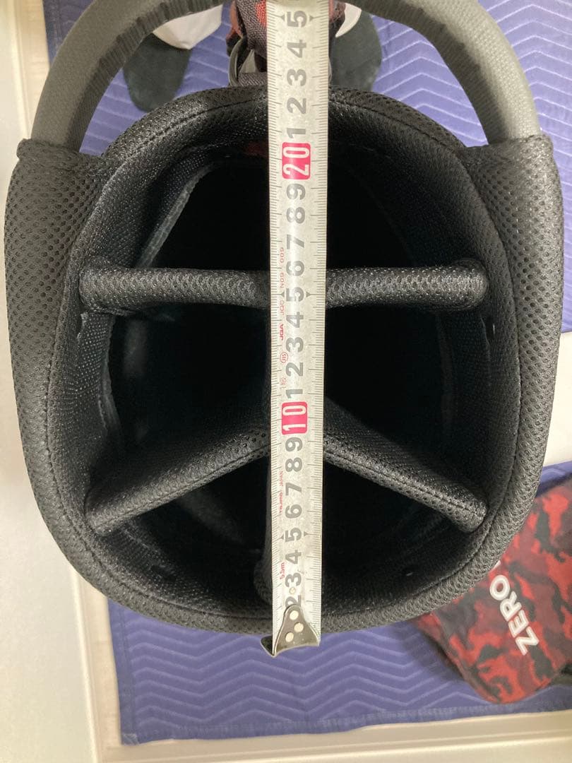 ZERO HALLIBURTON レッドカモ キャディバッグ