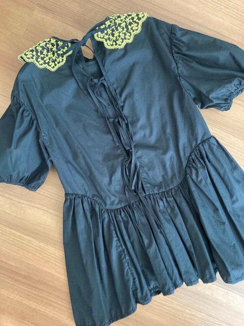 SAサマ専用★CecilieBahnsenセシリーバンセン★ブラックミーブラウス