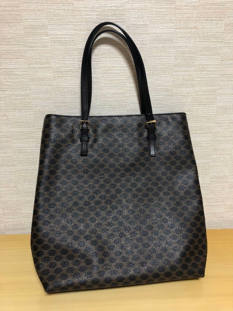 CELINE セリーヌ マカダム柄 トートバッグ