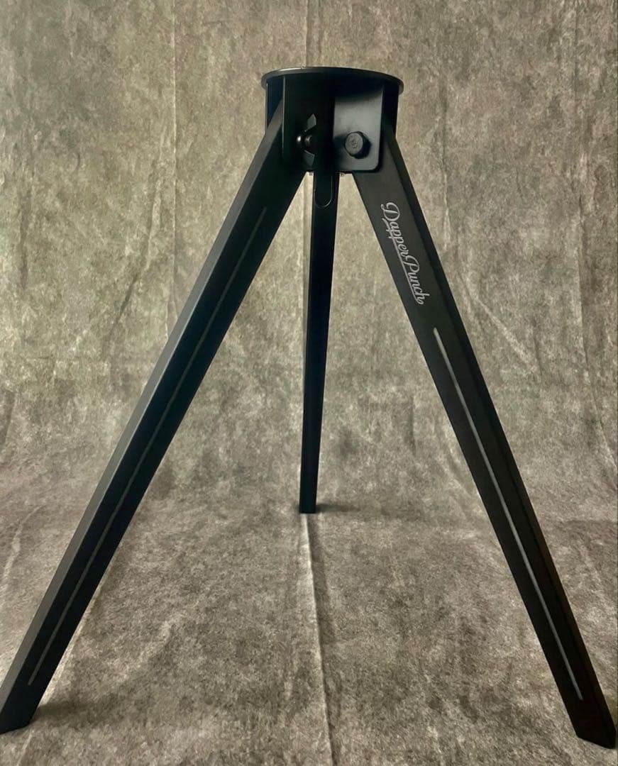 dapper punch 木製　三脚385 黒檀　コクタン