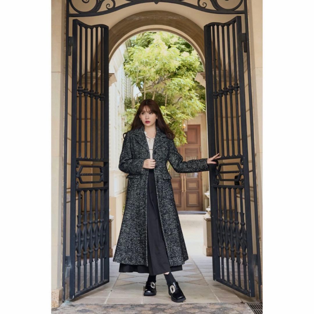 ジャケット・アウター Herringbone Wool-Blend Classic Coat