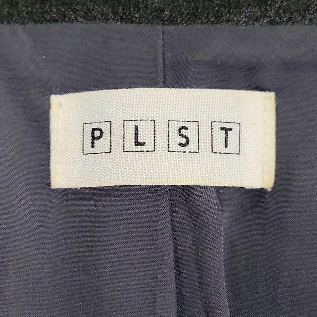 PLST プラステ ウォームリザーブ ノーカラージャケット ワイドパンツ S