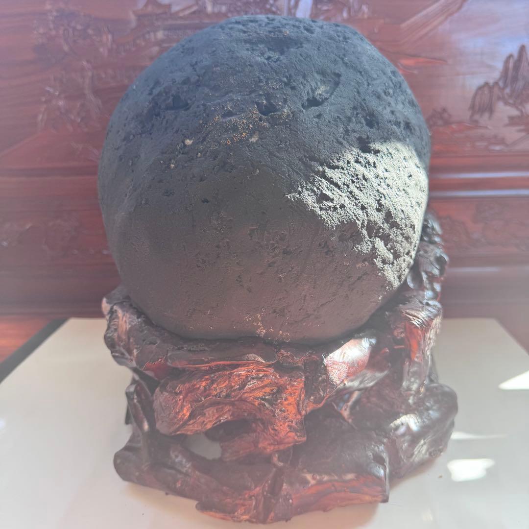 G-6アメジストドーム　濃紫クラスタージォード　天然石　クリスタル　置物13.6