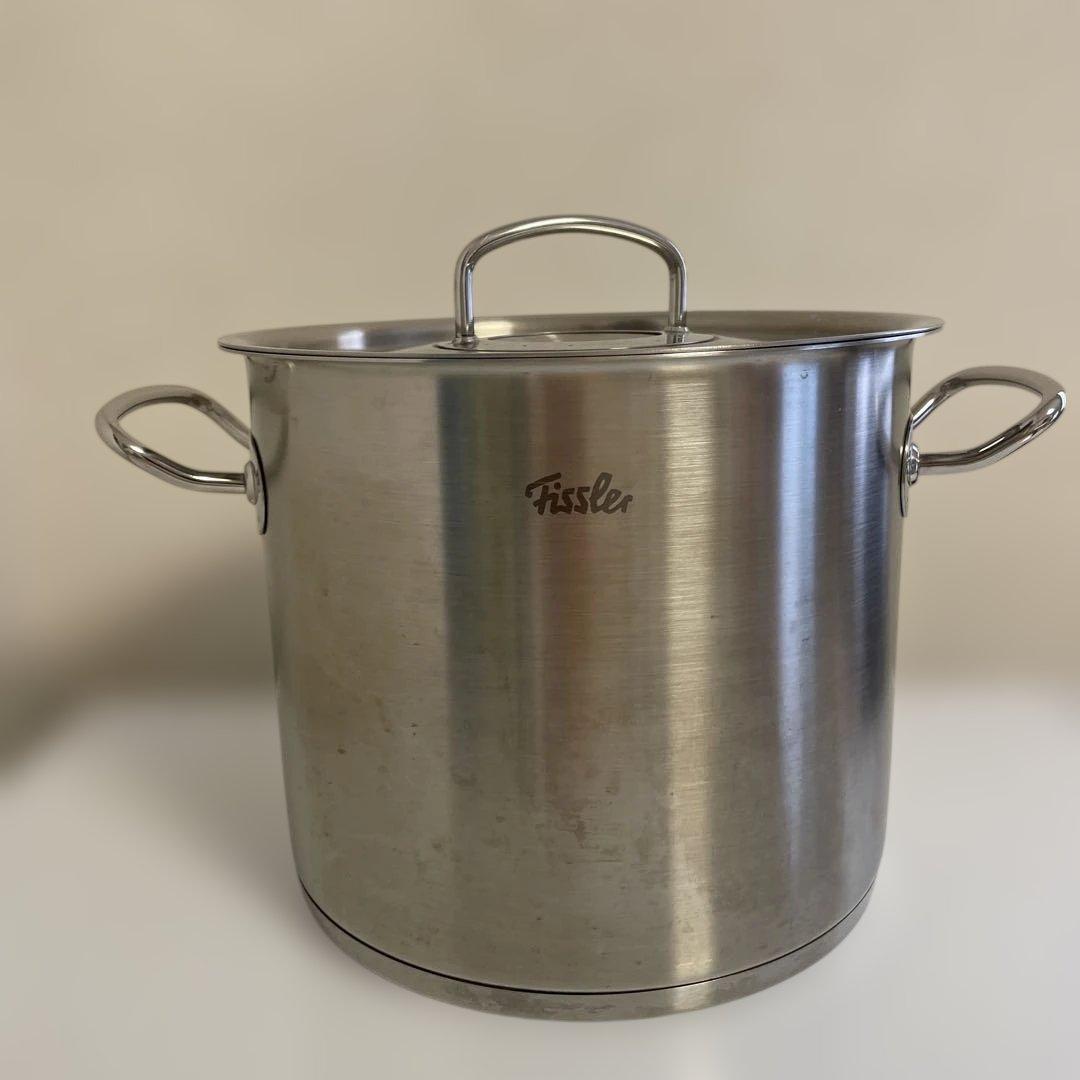 Fissler ステンレススチール 寸胴鍋　24センチ