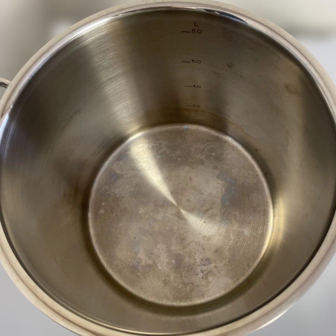 Fissler ステンレススチール 寸胴鍋　24センチ