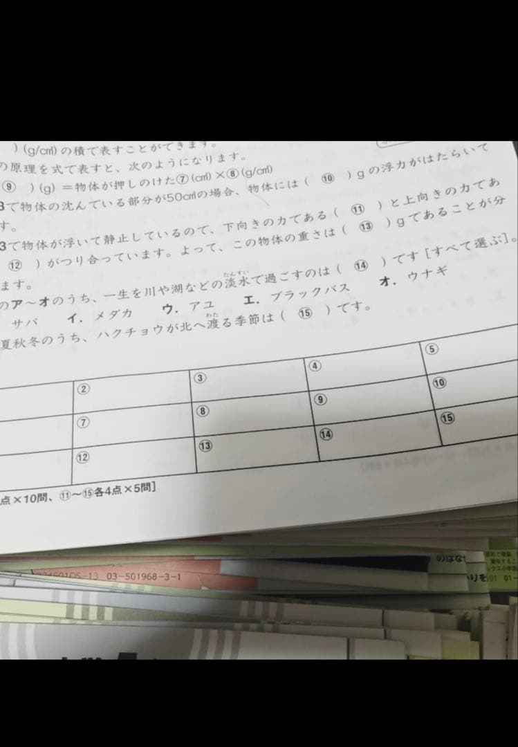 sapix 5年生　テキスト