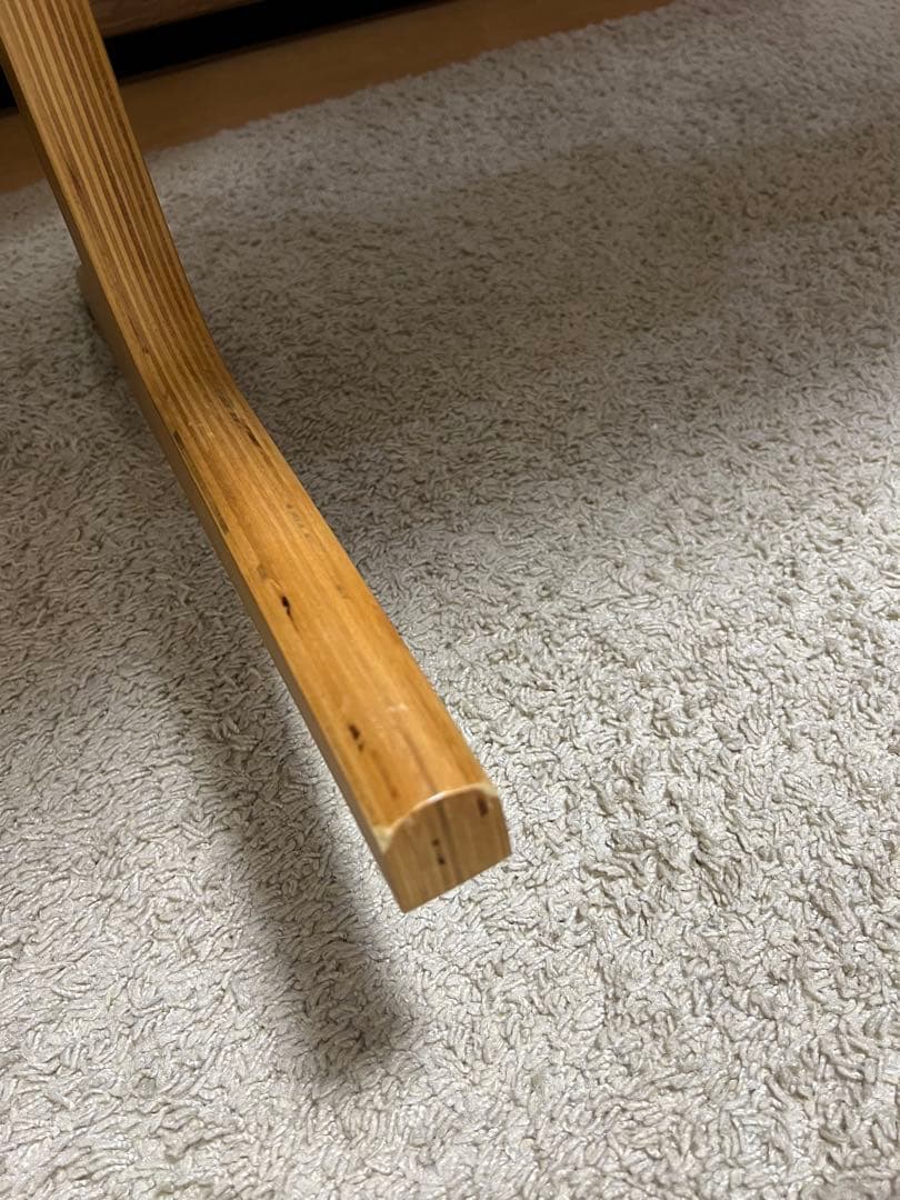 【美品】MUJI 無印良品 リビングでもダイニングでもつかえるテーブル オーク