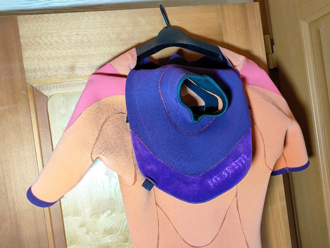 【美品】MAXIM 正規品　パープル　高級ウエットスーツ　ノンジップ　スプリング