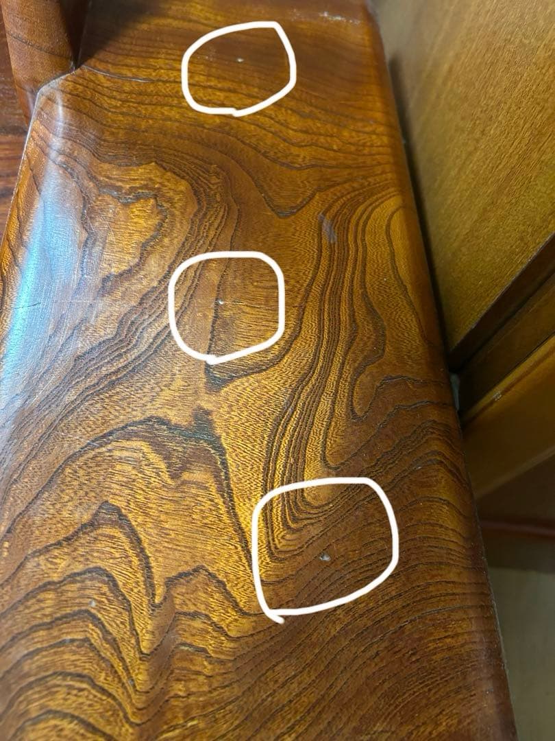 和製木製ドレッサー・鏡台 5引き出し付き　和箪笥